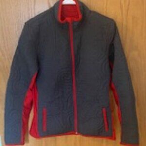 Reversible Lightweight Jacket – Women’s Small | Red & Gray- Closet refresh